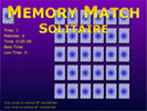 Memory Match Solitaire