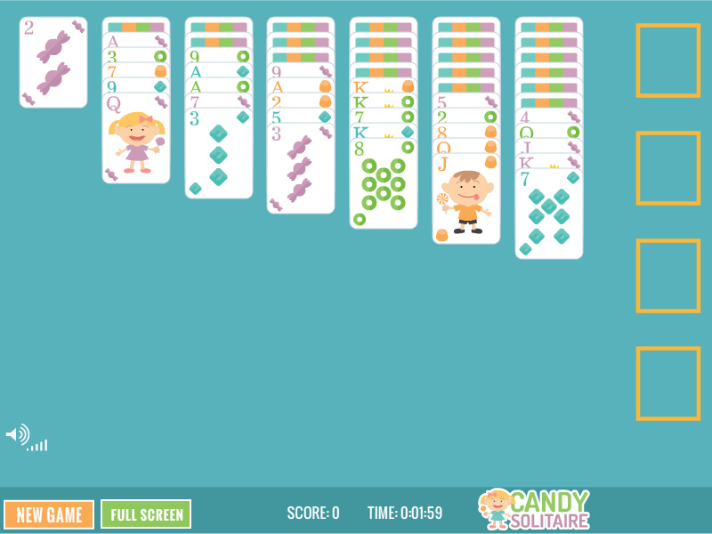 Candy Yukon Solitaire