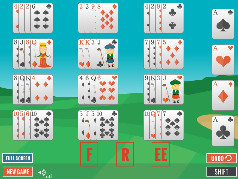Golfer Freecell Cruel Solitaire