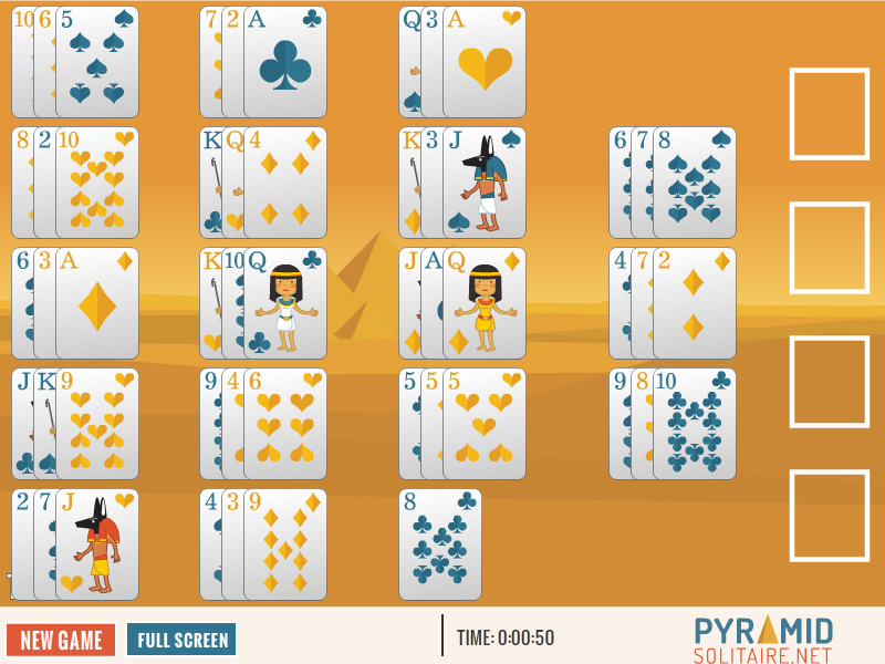 Egyptian Shamrock Solitaire